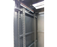 Extralink Szafa rack 42U 800x1000mm czarna stojąca EX.14442 - 734894 - zdjęcie 3